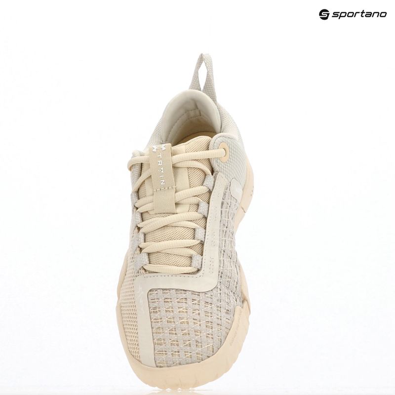 Under Armour TriBase Reign 6 дамски обувки за тренировка с цвят слонова кост/камък/бяло 15