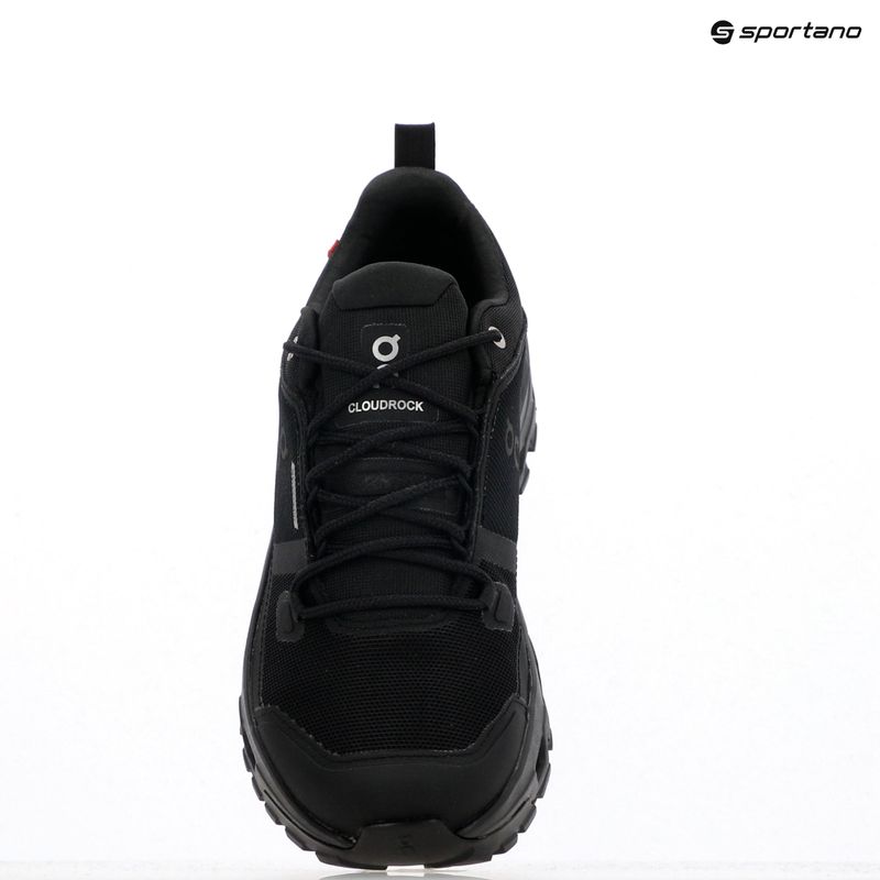 Мъжки обувки On Running Cloudrock Low Waterproof black/black 13