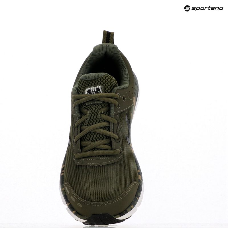 Under Armour Charged Assert 10 Camo marine мъжки обувки за бягане от green/marine от green/black 6