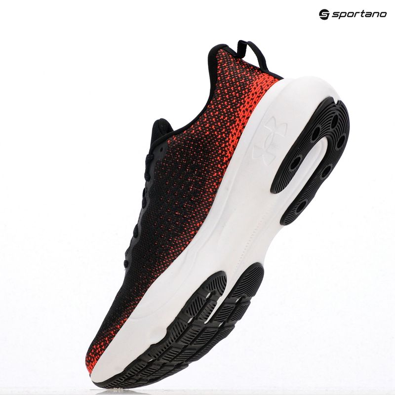 Under Armour Infinite black/ares red/black мъжки обувки за бягане 9