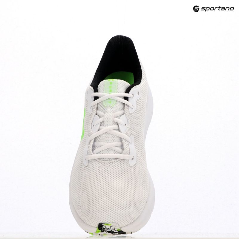 Мъжки маратонки Under Armour Charged Pursuit 4 white/black/hyper green 10
