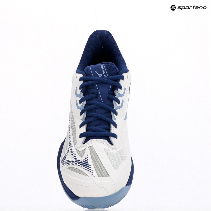 Дамски обувки за тенис Mizuno Wave Exceed Light 2 CC white/ bellwether blue/ bel air blue 9