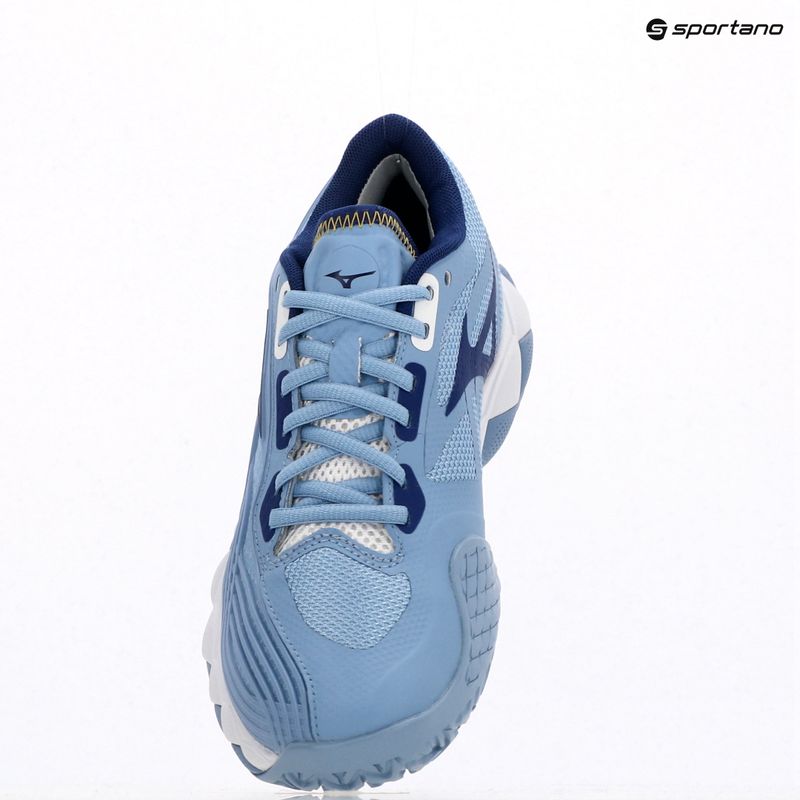 Дамски обувки за тенис Mizuno Wave Enforce Tour 2 CC bel air blue/ white/ bellwether blue 9