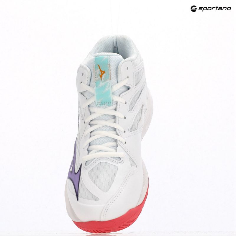 Дамски обувки за волейбол Mizuno Thunder Blade Z Mid white/violet indigo/camellaros 11