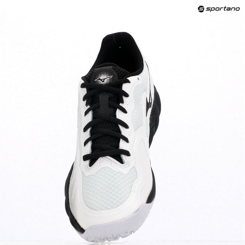 Мъжки обувки за тенис Mizuno Wave Enforce Court CC white/ black/ iron gate 9