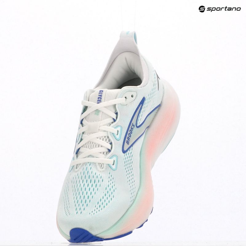 Дамски обувки за бягане Brooks Glycerin 22 wide fit white/limpet shell/amparo blue 16