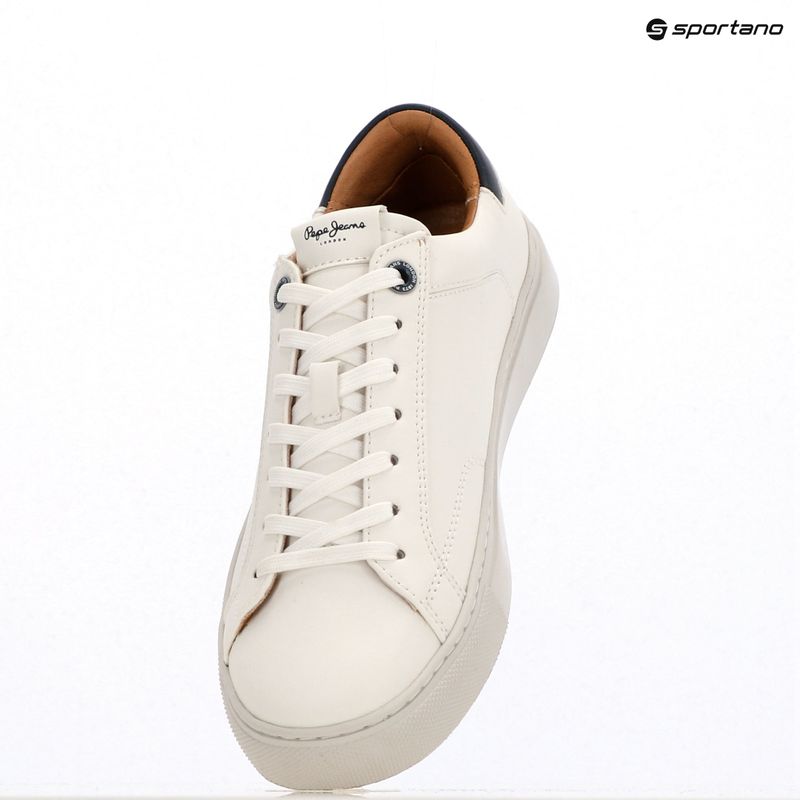 Pepe Jeans Joe Basic бели мъжки обувки 11