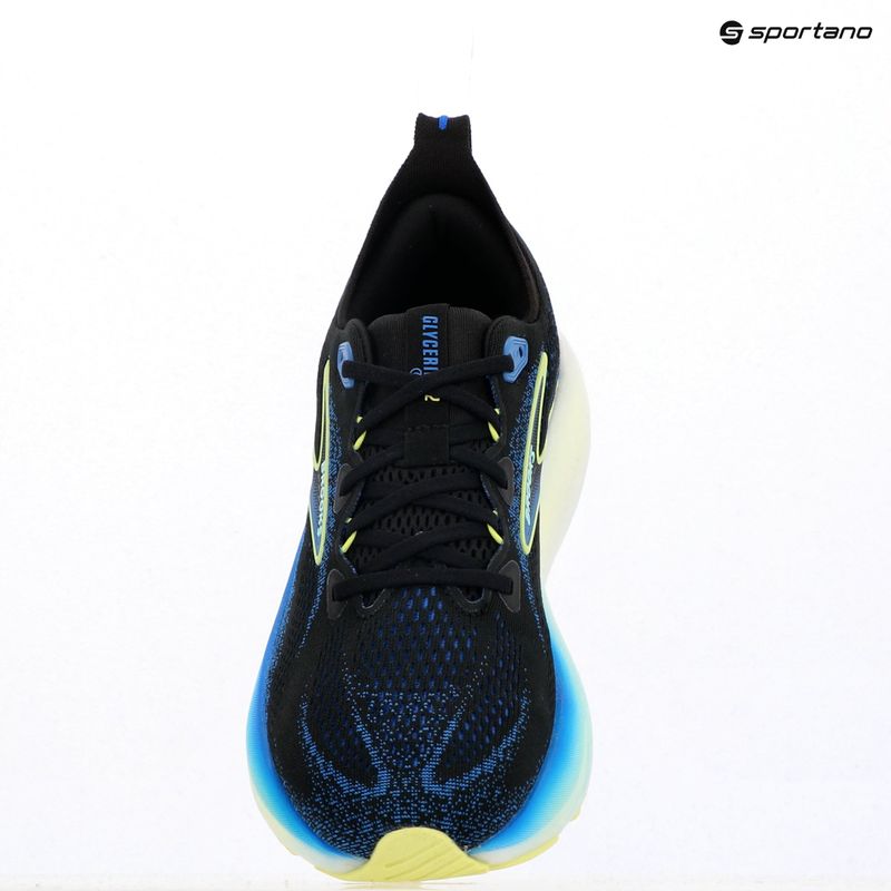 Мъжки обувки за бягане Brooks Glycerin 22 wide fit black/cobalt/neo yellow 15