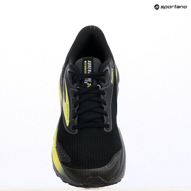 Мъжки обувки за бягане Brooks Adrenaline GTS 24 Weatherized black/ebony/new yellow 15