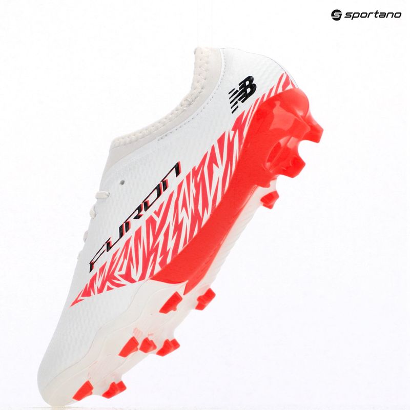 Детски футболни обувки New Balance Furon Team V8 Jr FG white 15