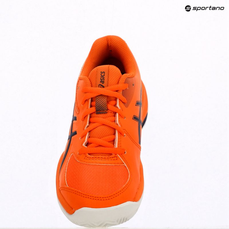 Детски обувки за тенис ASICS Gel-Game 10 GS Clay Jr nova orange/indigo fog 8