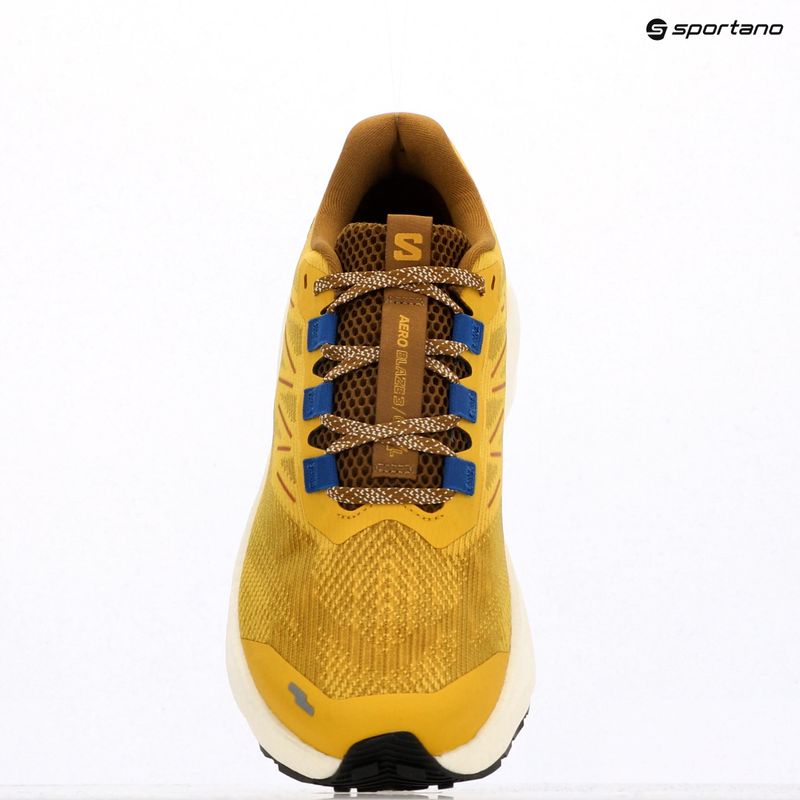 Мъжки обувки за бягане Salomon Aero Blaze 3 GRVL spicy mustard/vanilla ice/nautical blue 9