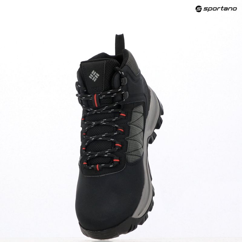 Columbia Transverse Hike Waterproof мъжки ботуши за туризъм черни/горски червени 22