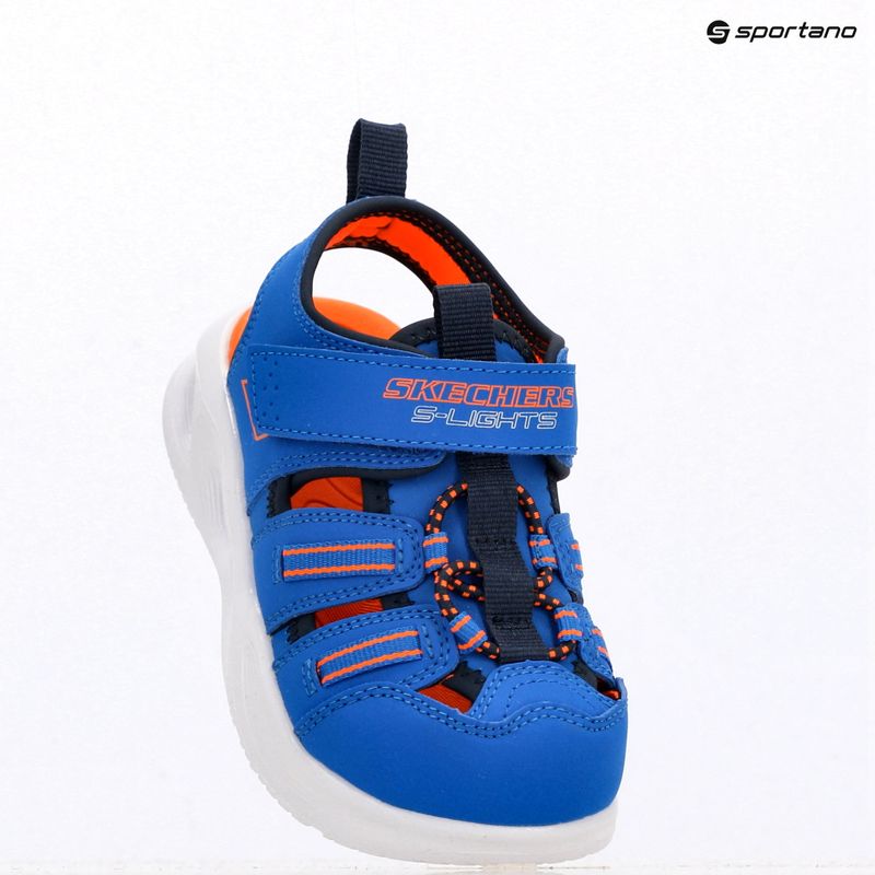 Детски сандали SKECHERS S-Lights Sola Glow blue/lime 4