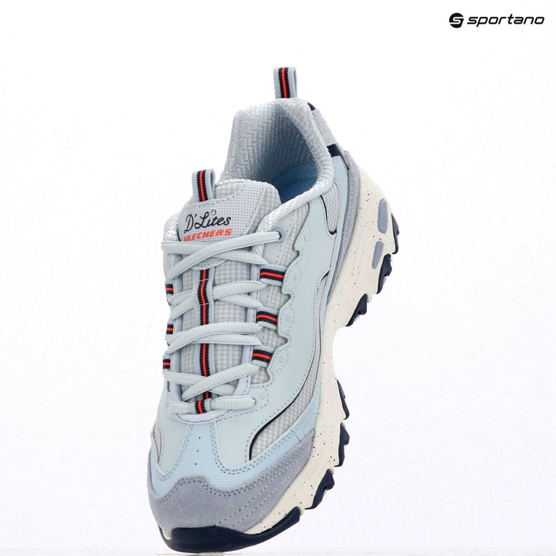 Дамски обувки SKECHERS D'Lites Bold Views light blue/multi 7