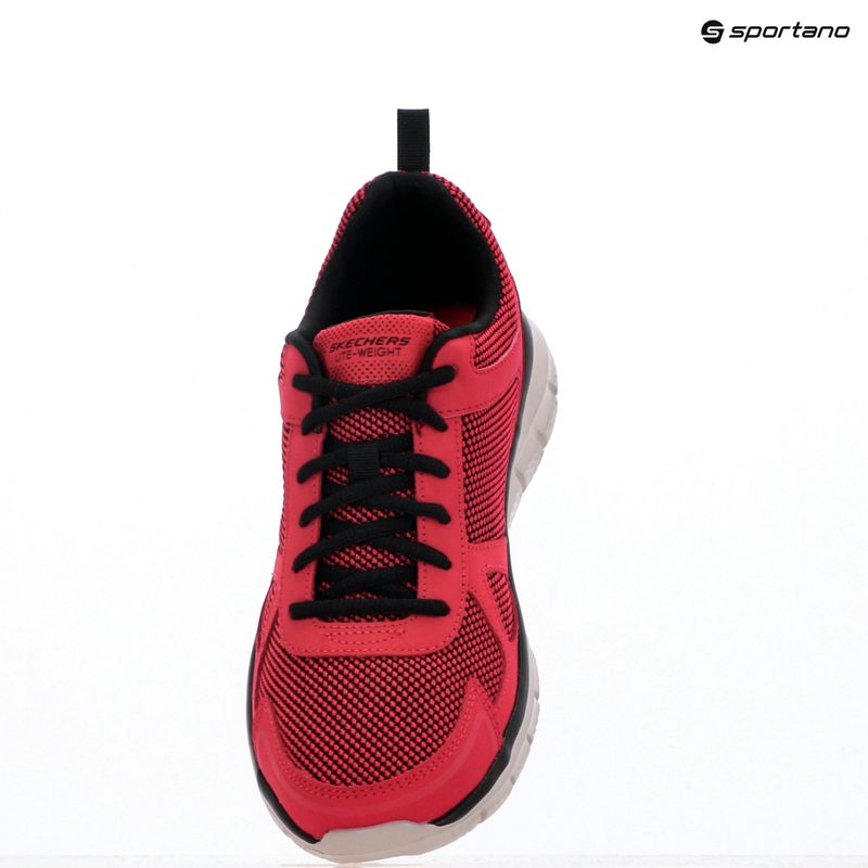 SKECHERS Track Bucolo червени/черни мъжки обувки за тренировка 14