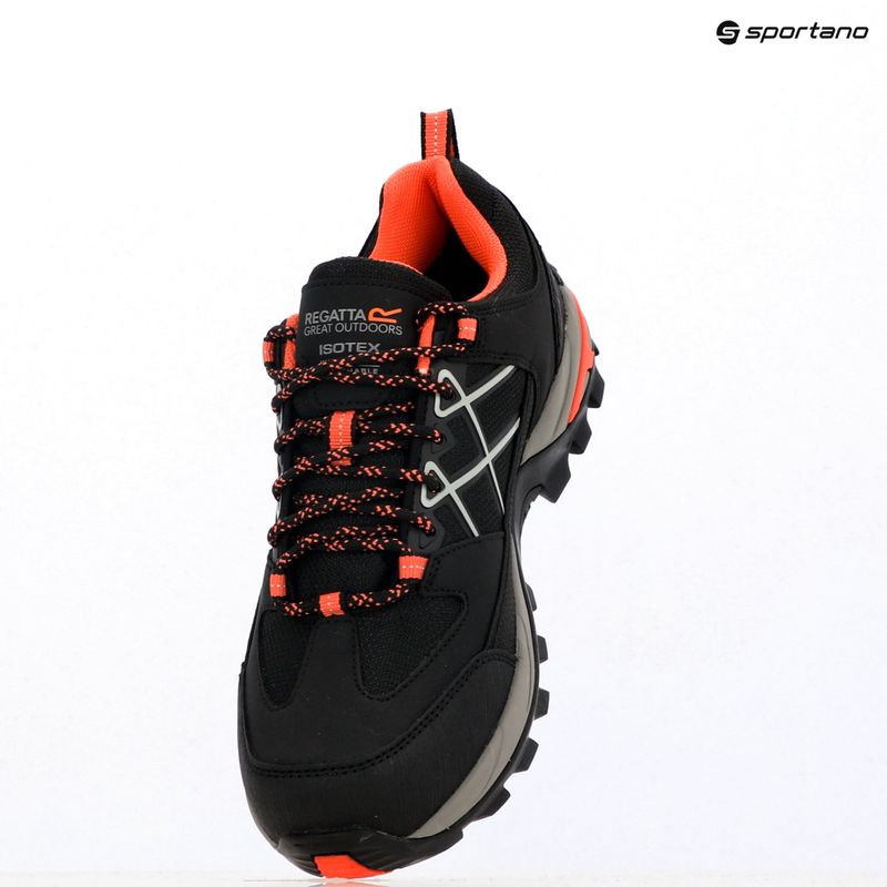 Дамски ботуши за трекинг REGATTA Samaris III Low black/satsuma 18