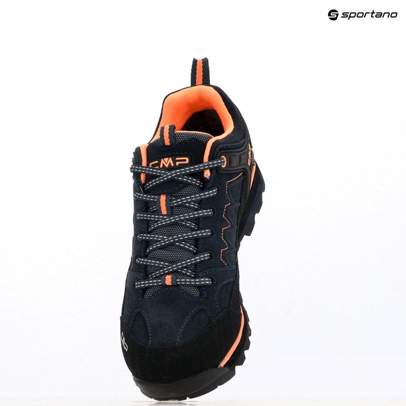 Дамски ботуши за трекинг CMP Moon Low Wp blue ink/sunrise 9