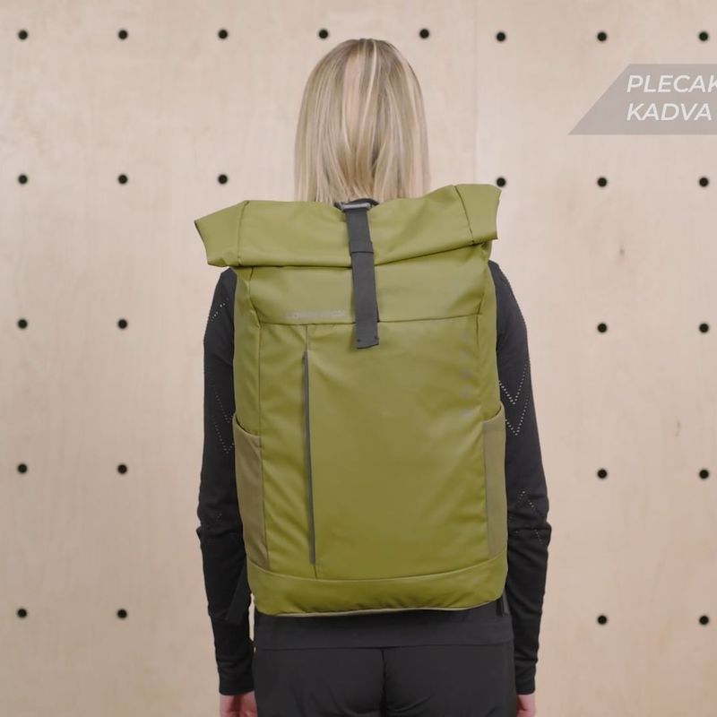KADVA Companion 20 л градска раница в цвят каки 22