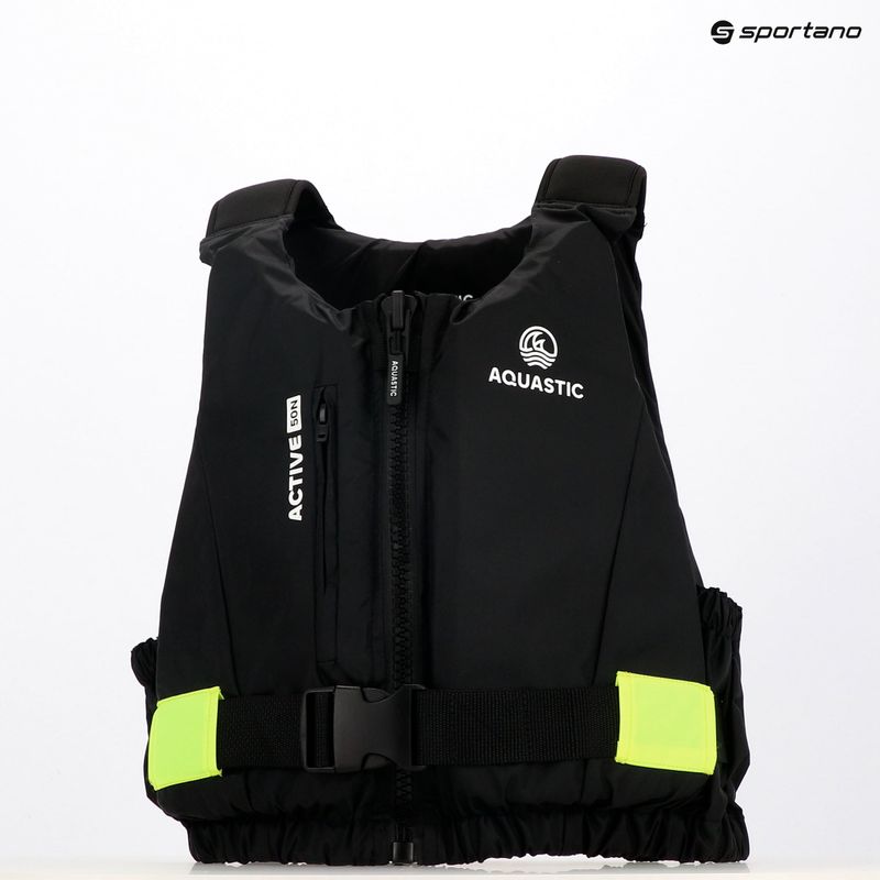 AQUASTIC Active 50N жилетка за спускане с въже, черна 12