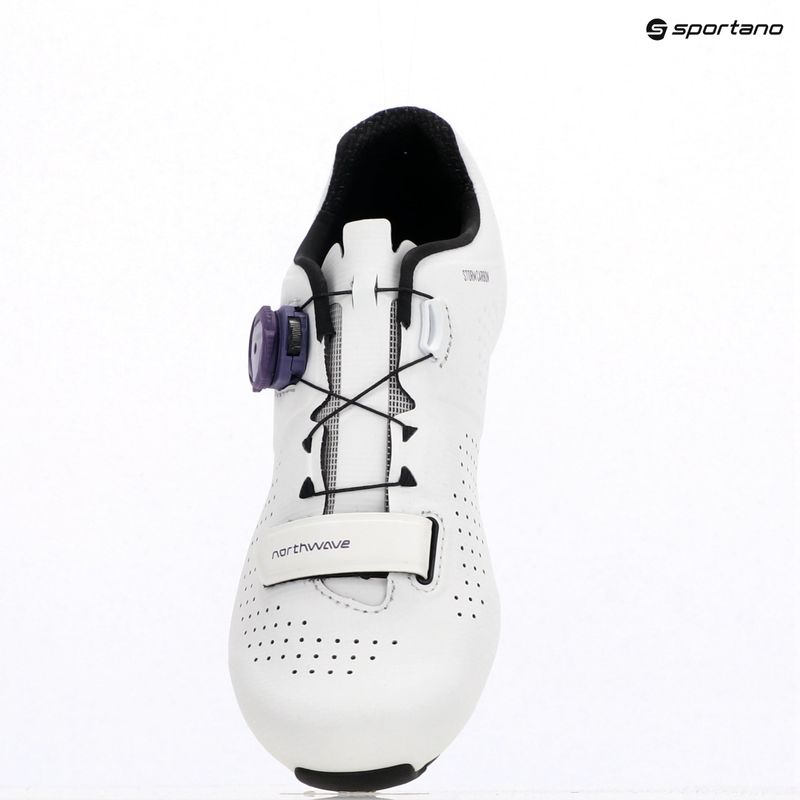 Дамски шосейни обувки Northwave Storm Carbon white/dark purple 11