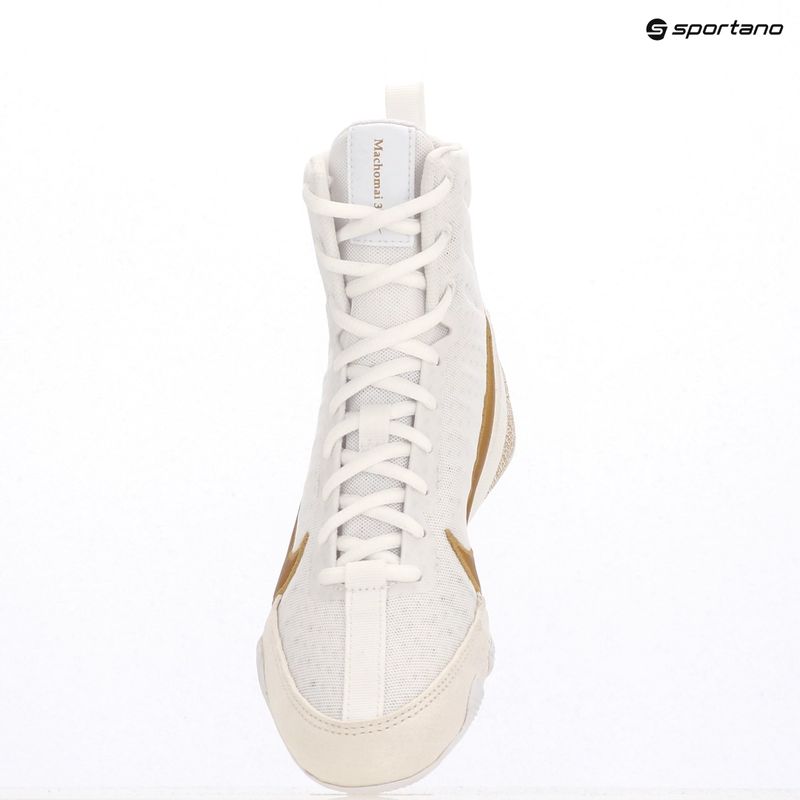 Боксови обувки Nike Machomai 3 бяло/металическо злато 9