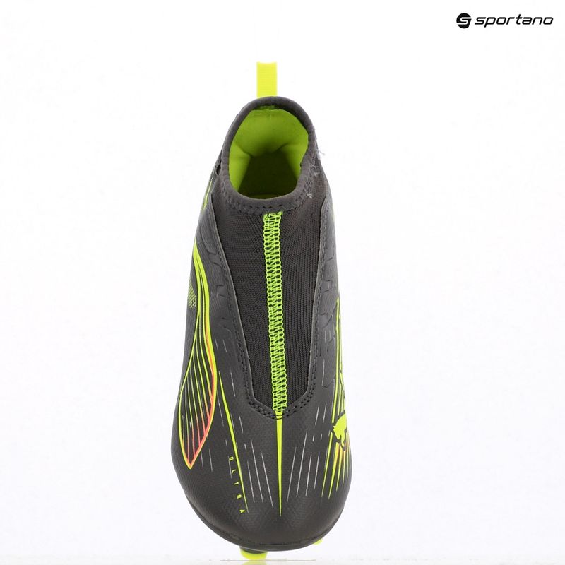 Детски футболни обувки PUMA Ultra 5 Match+ LL FG/AG Jr matte aged silver/yellow alert/puma aged silver 9