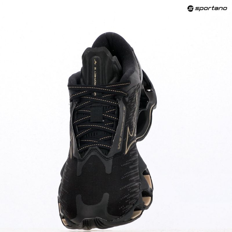 Дамски обувки за бягане Mizuno Wave Prophecy 12 black/ge gold 9