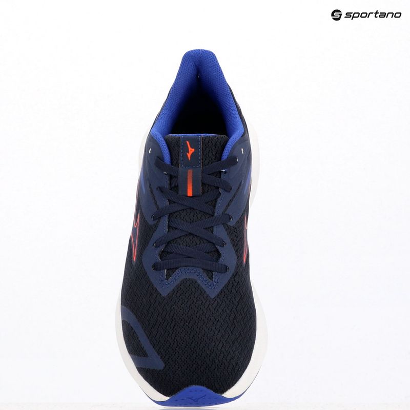 Обувки за бягане Mizuno Enerzy Runnerz в цвят паун/възпламеняващо червено/отразяващо синьо 9