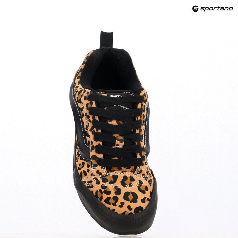 Vans Knu Skool леопардови черни обувки 9