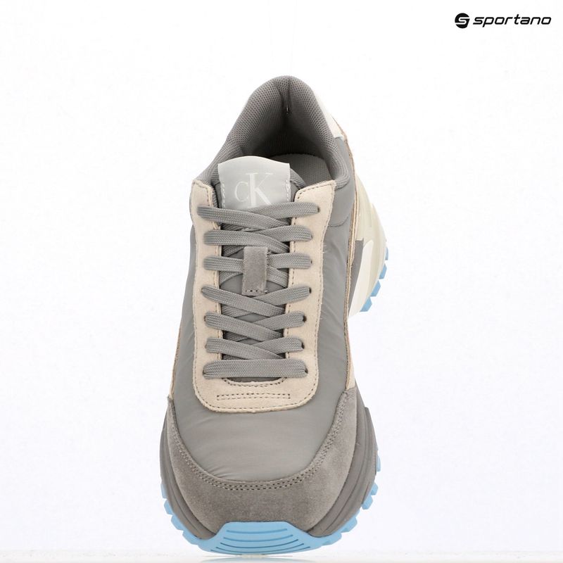 Calvin Klein дамски обувки YW0YW01852 Hike Runner Mg Nylon Mix formal gray/eggsshell creamy/white 9