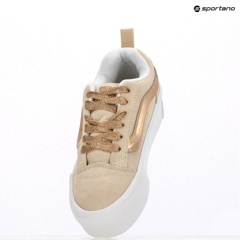 Vans Knu Stack High Shine златни обувки 9