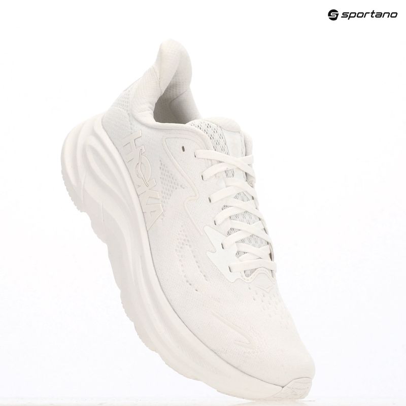 Мъжки обувки за бягане HOKA Clifton 10 white/white 17