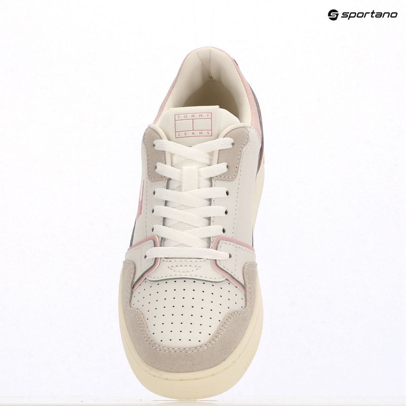 Tommy Jeans Retro Basket дамски обувки екрю/мистично розово 9