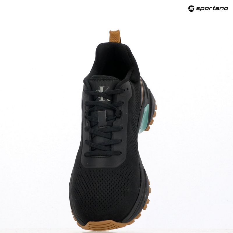 Calvin Klein мъжки обувки YM0YM01284 Hike Runner Tech Knit Ck Black/Grain Brown/Wild Green 9