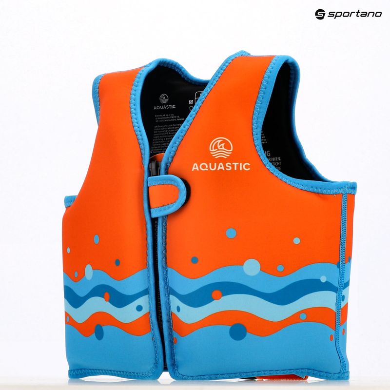 Детска спасителна жилетка AQUASTIC Junior orange 13