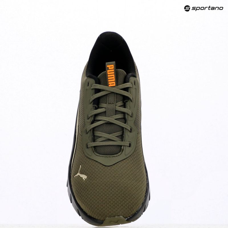 PUMA Flexfocus Lite Modern Woven обувки за бягане Loden green/desert dust 3