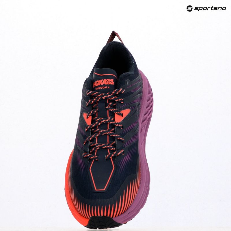 Дамски обувки за бягане HOKA Speedgoat 4 outer space/hot coral 9