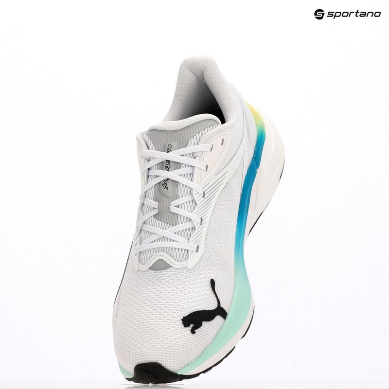 Мъжки маратонки за бягане PUMA Electrify Nitro 4 puma white/mint melt/speed blue 9