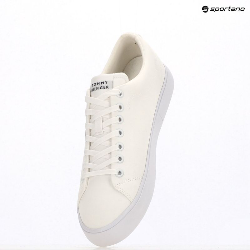 Tommy Hilfiger мъжки маратонки Th Hi Vulc Low Core Stripes Mesh white 9
