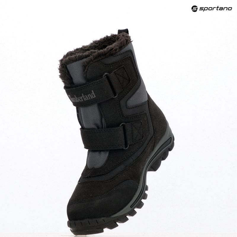 Детски ботуши за сняг Timberland Chillberg 2-Strap Gore-Tex jet black 10