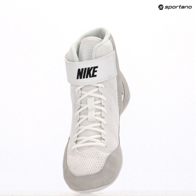 Обувки за борба Nike Speedsweep VIII бяло/черно/бяло/фотонен прах 9