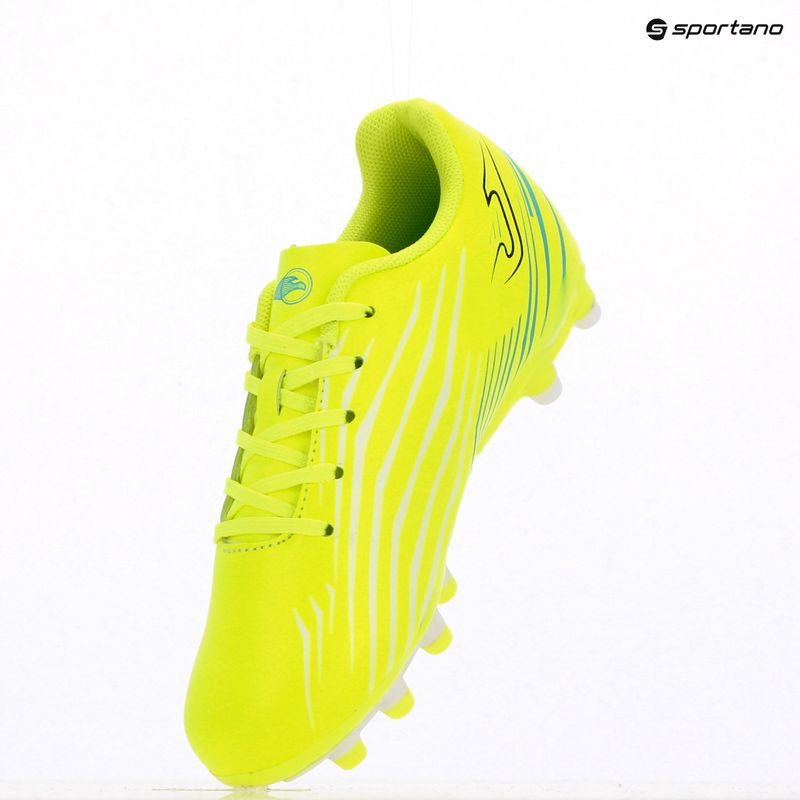 Детски футболни обувки Joma Propulsion Jr FG fluor yellow 14