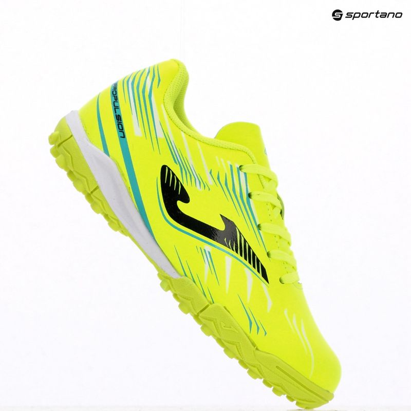 Детски футболни обувки Joma Propulsion Jr TF fluor yellow 11