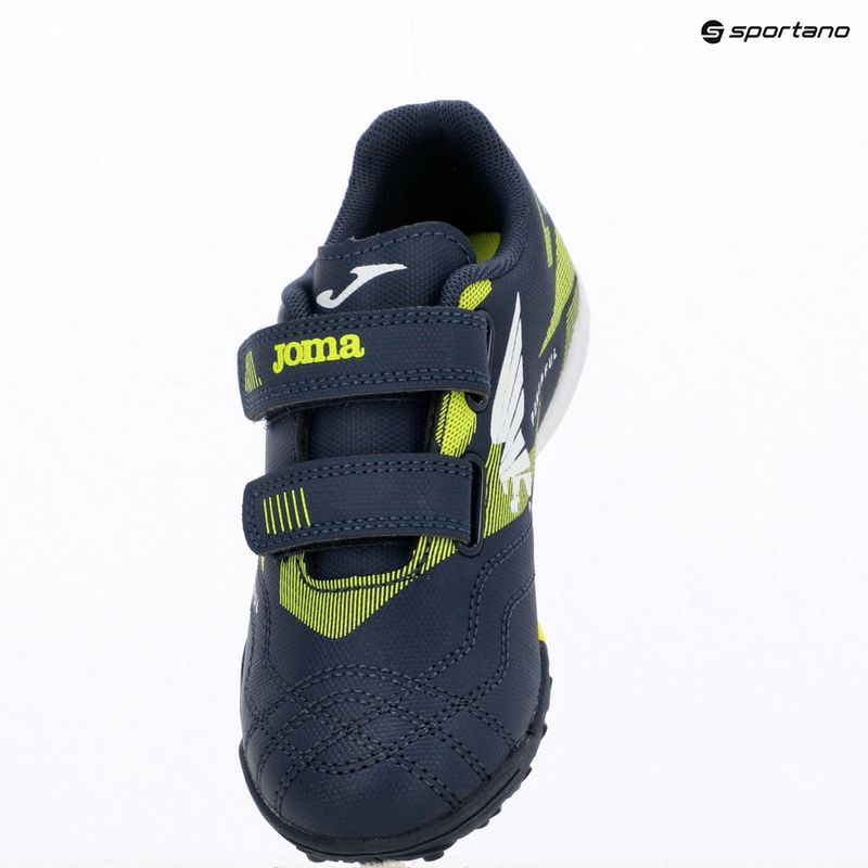 Детски футболни обувки Joma Powerful Jr TF navy blue 15