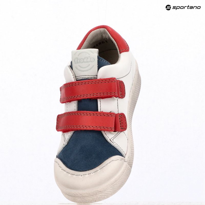 Детски обувки barefoot Froddo Rosario white/red 15