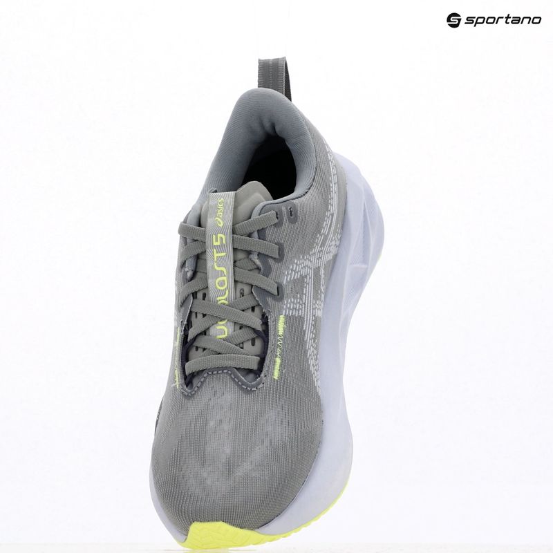 ASICS Novablast 5 дамски обувки за бягане gravel/blue fade 9