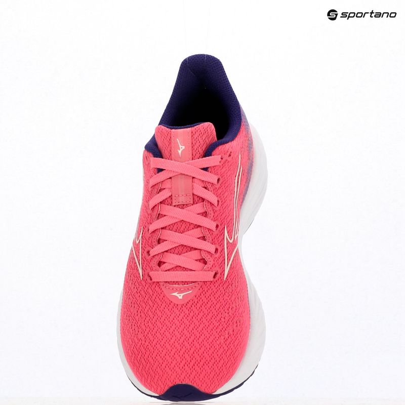 Детски обувки за бягане Mizuno Enerzy Rider Jr camelliarose/ snowwhite/violiet 9