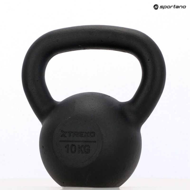 Кетълбел чугун XTREXO 10 kg black 9
