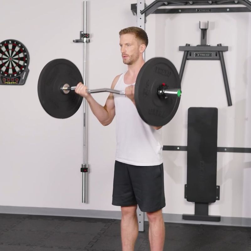 Олимпийска тежест за броня XTREXO TRX-BMP010 10 кг черна 13